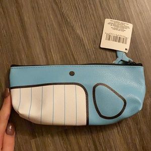 whale pencil pouch